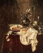 Willem Claesz. Heda Ham and Silverware oil painting picture wholesale